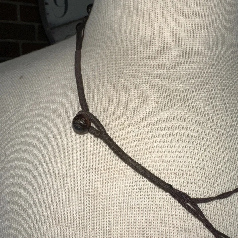 Wooden Bead Necklace Statement Boho Beaded Necklace